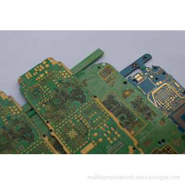 10 Layers Multilayer Pcb Fabrication With Immersion Gold Finishing For Cell Phone